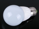 E27 3x1W  Warm White LED Ceramic Round Energy-saving Lamp